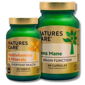 nature's care multivitamins and minerals, lions mane